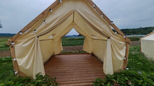 户外田园风精致露营帐篷