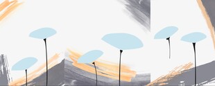 简约风格蒲公英插画