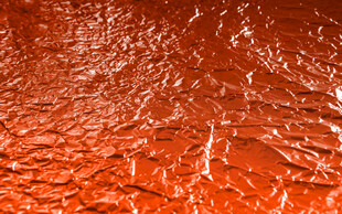 红色纹理质感金属表面