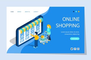 在线购物网页界面展示
