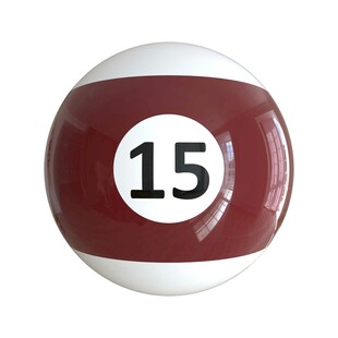 台球15号球特写