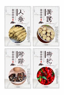 中华中药四宝展板