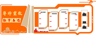校园文化装饰形象墙