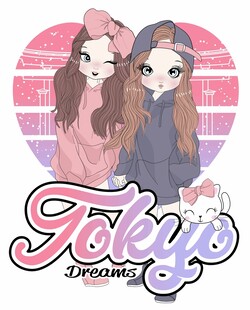 东京动漫女孩形象设计