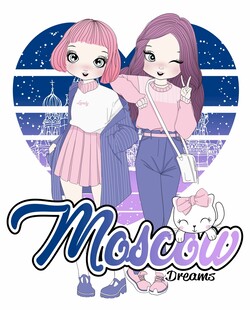 双马尾少女动漫形象