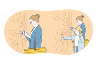 古代文人与侍女的日常场景