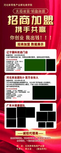 招商加盟易拉宝
