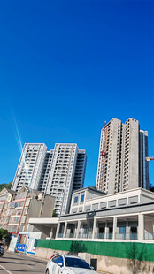 城市在建高楼景观