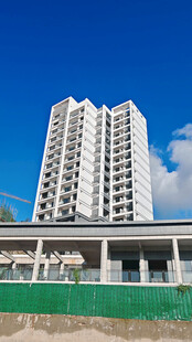 高楼建筑施工现场