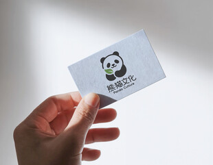 手持名片样机
