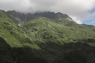 青山云雾间的自然美景