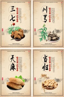 中药药品展板