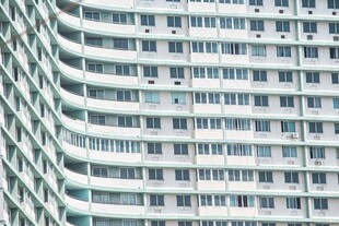 现代高层公寓建筑外观