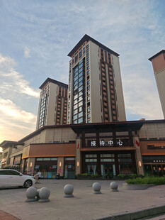 城市高楼商业区景观