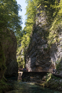 山间峡谷溪流美景