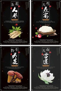 大气中国风中药文化展板