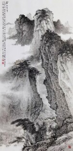 水墨山水国画
