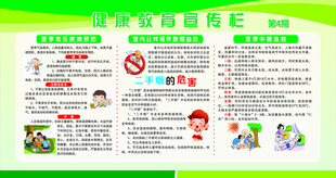 夏季健康教育宣传栏