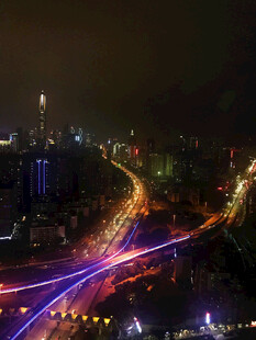 夜晚的深圳