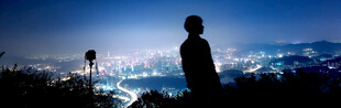 梧桐山巅 深圳之夜
