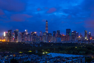 夜景深圳
