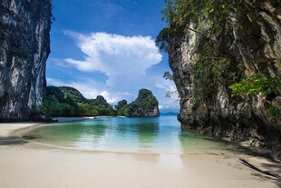 美丽海湾的自然景致