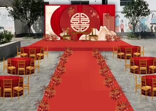 中式婚礼现场布置