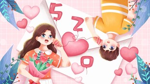 浪漫情侣甜蜜互动瞬间