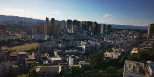 城市全景俯瞰图
