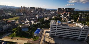 城市建筑俯瞰景观