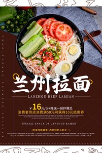 拉面海报