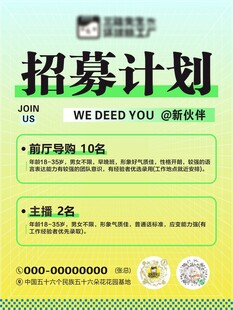 蛋糕店招聘