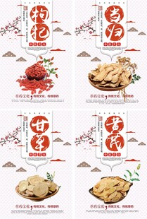 大气中药文化展板