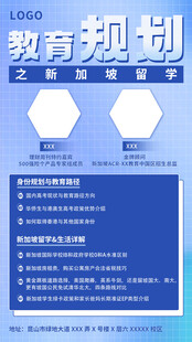 教育规划展板设计 培训海报