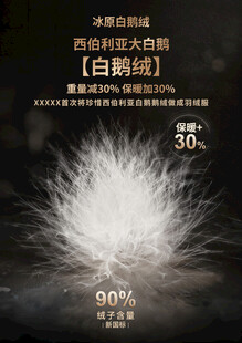 高品质白鹅绒直播间物料
