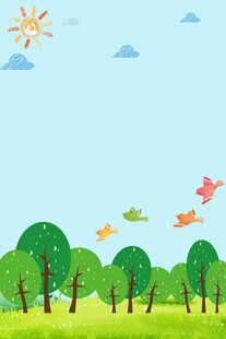 春日森林飞鸟图