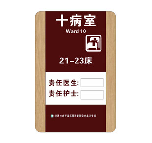病室牌