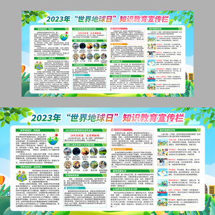 2023年世界环境日宣传栏
