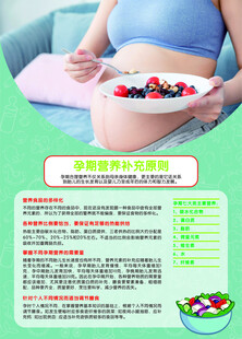 孕期营养补充原则