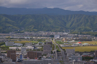 山城风光俯瞰图