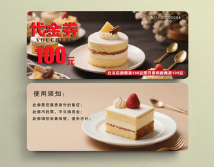 蛋糕代金券
