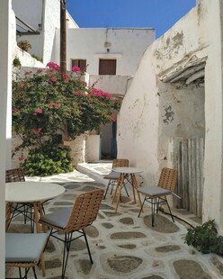 地中海风情庭院休闲角落