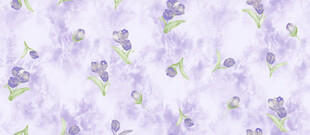 淡紫色花卉图案背景