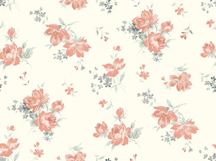 清新花卉图案背景