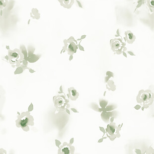 清新白色花卉图案背景