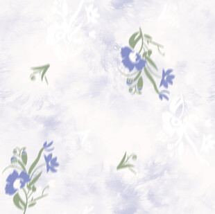 蓝紫色花卉图案背景