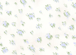 清新蓝白碎花图案背景