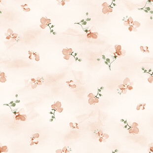 淡粉色花卉图案背景