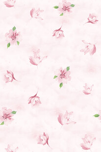 粉色花卉图案布料