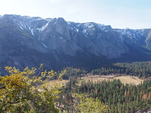壮丽山景与葱郁森林